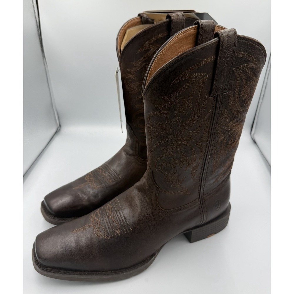 Ariat Sport Herdsmen Men's 11.5 D Boot Burnished Chocolate  (10050990) New